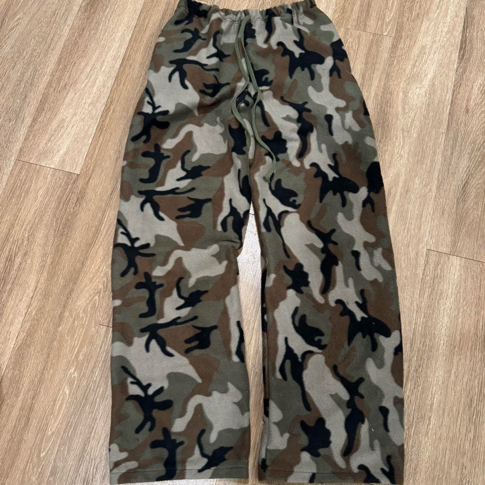 Custom Camouflage Fleece Baggy Sweatpants